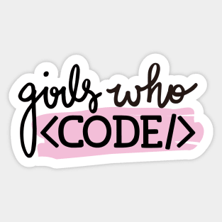 Girls Who Code Sticker